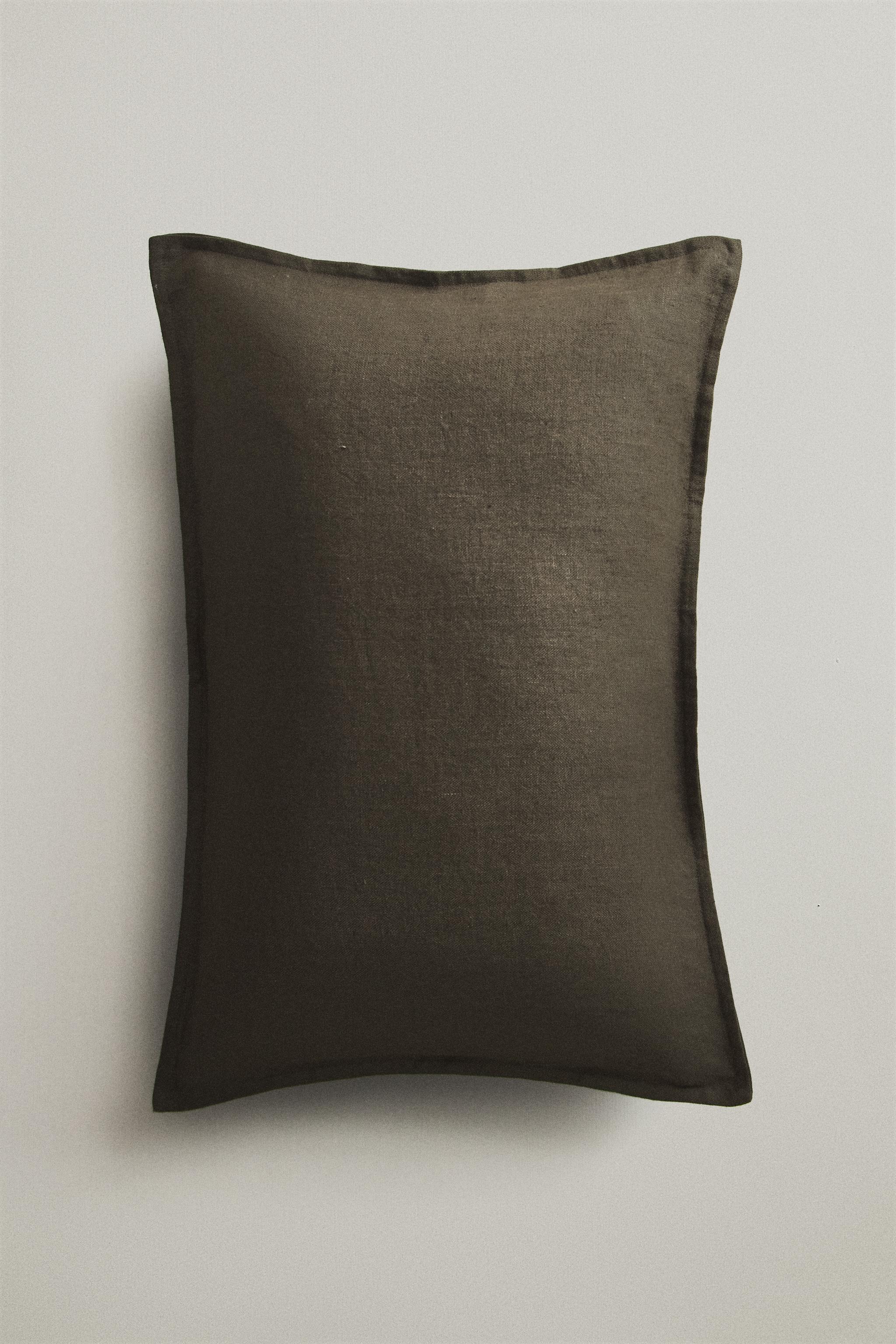 HOUSSE DE COUSSIN LIN